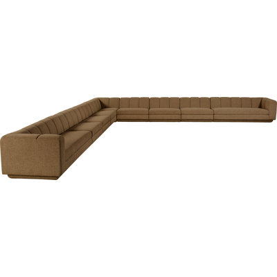 Landis Fabric Upholstered 9Pc. Modular Sectional