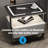 Modern 1 - Drawer Nightstand With Wireless Charging, Led Lights, Bluetooth Player And 3 Lighting Select