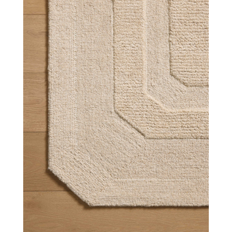 Yuriko Oatmeal Area Rug, Rectangle 2'3" x 3'9"