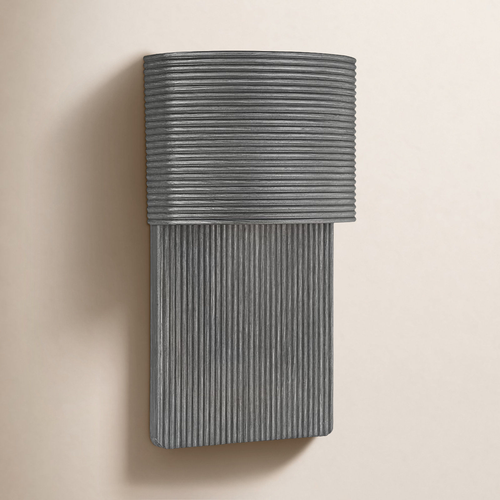 Tempe 1 Light Wall Sconce, Graphite, 12" H x 6.75" W x 3.5" D