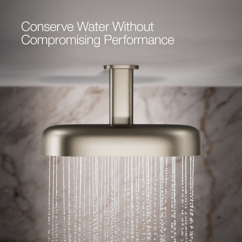 Statement™ Oblong 14" Two-Function 2.5 Gpm With Katalyst Air-Induction Technology, Vibrant  Brushed Nickel