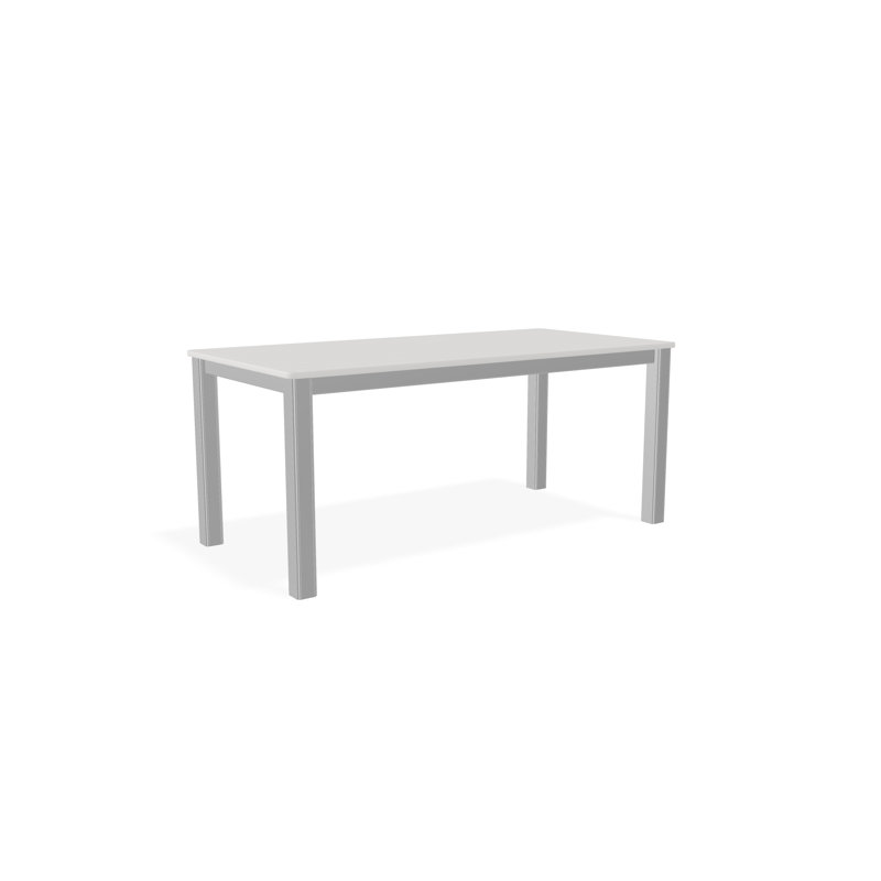 Robinett Rectangular Outdoor Coffee Table , 42'' in. W 21'' in. D, Bright White, Bright White