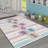 Luxurious Area Rug (2.6 x 4.6 Feet), 100% Polyester, 740 g/m² | Soft Velvet Fabric, Non-Slip Felt Dot Underside, Laminated Sponge for Comfort | Antibacterial, Machine Washable at 30°C | Elegant Home Décor-1404241656