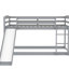 Lit superposé simple gris avec coffre-fort et design-1542098190