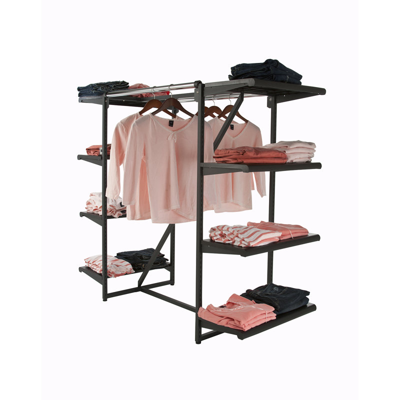 Ensemble de hangrail à double combinaison l 38,5", Noir