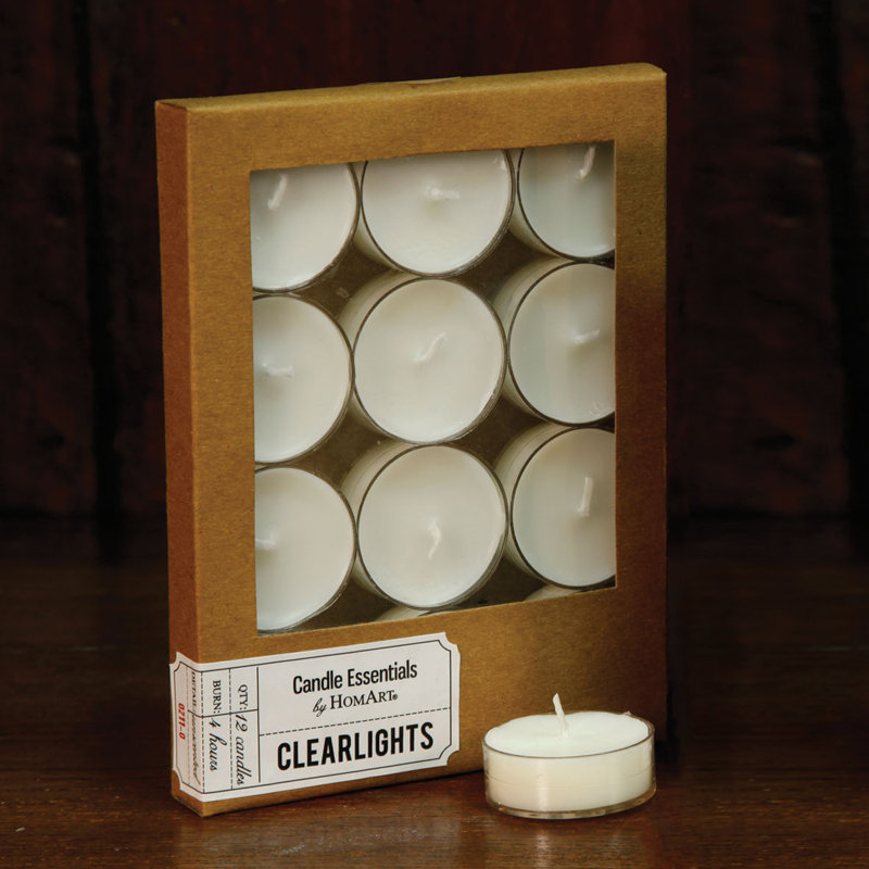 Bougie chauffe-plat sans parfum Clearlite