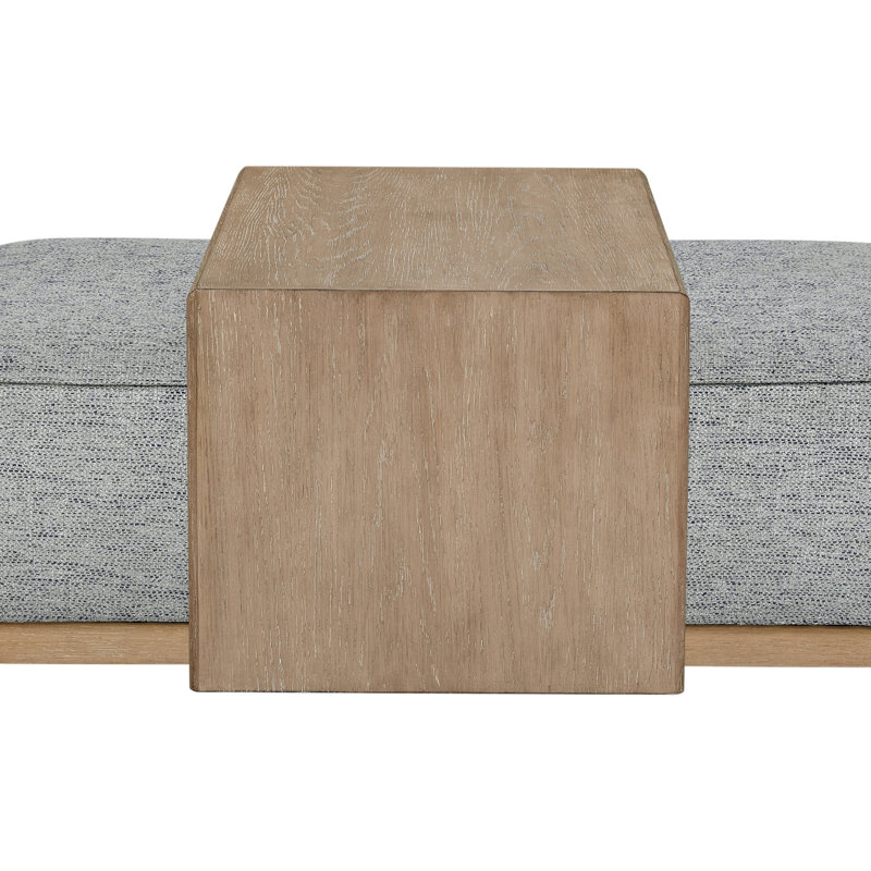 Table repose-pieds et repose-pieds - gris