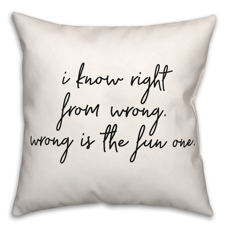 Coussin décoratif noir et blanc
