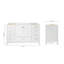 Cambridge 60'' W Single Bathroom Vanity Base-1990034310-1905044981