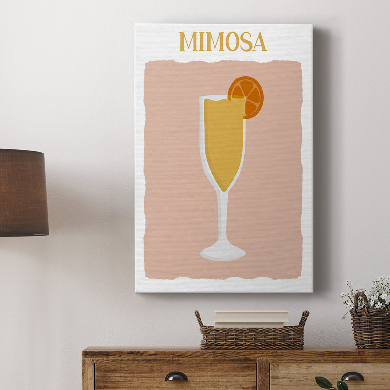 Mimosa - Cavas enveloppés de galerie, H 18 po x l 12 po