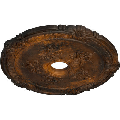 Médaillon Endurathane Attica avec plafond rose, DO 26 po x P 3 3/4 po x P 1 1/2 po