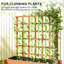 Wood Raised Garden Bed with Trellis