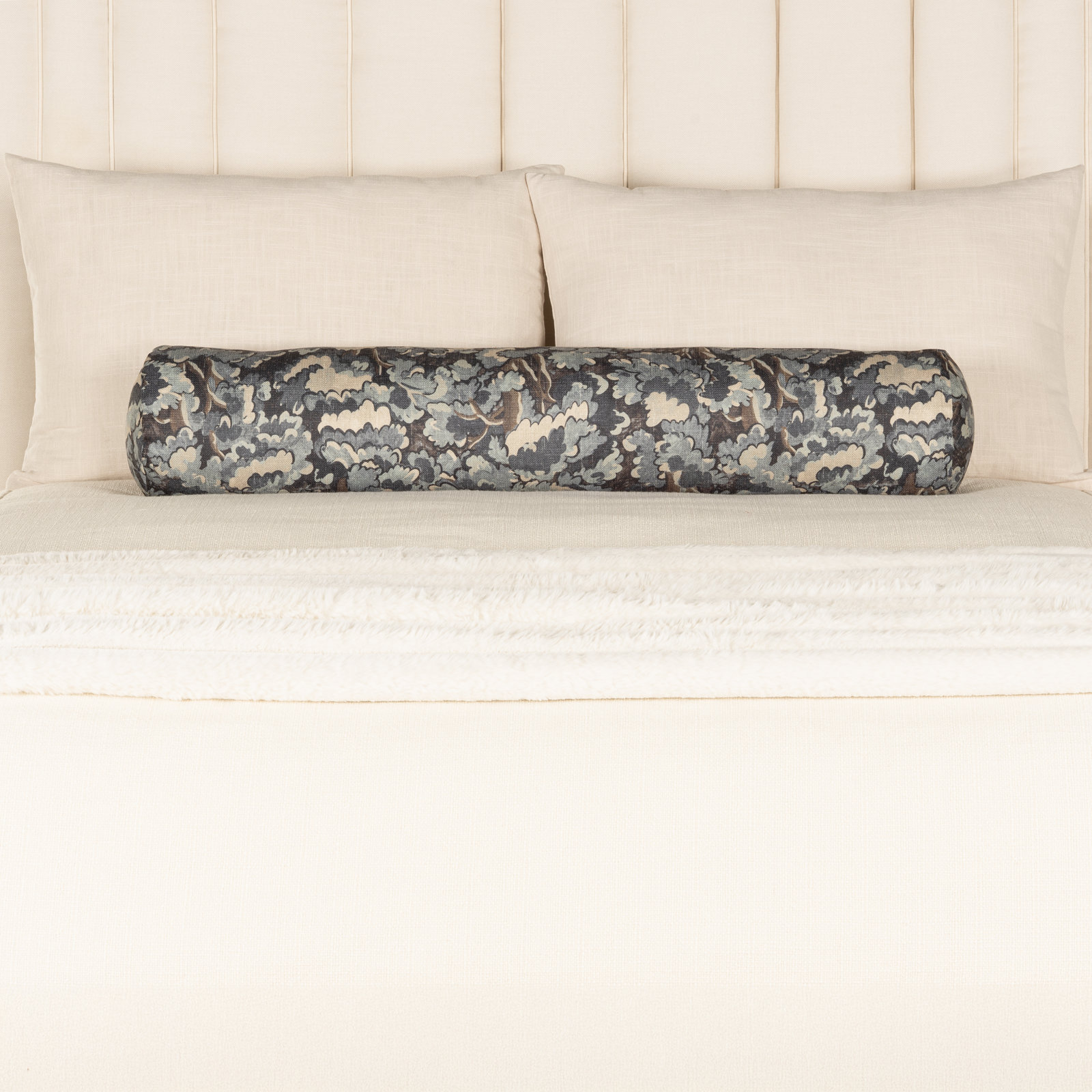 Cascade 39" x 8" Throw Pillow, Dusty Blue