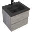 Meuble-lavabo simple 24 po avec comptoir en quartz