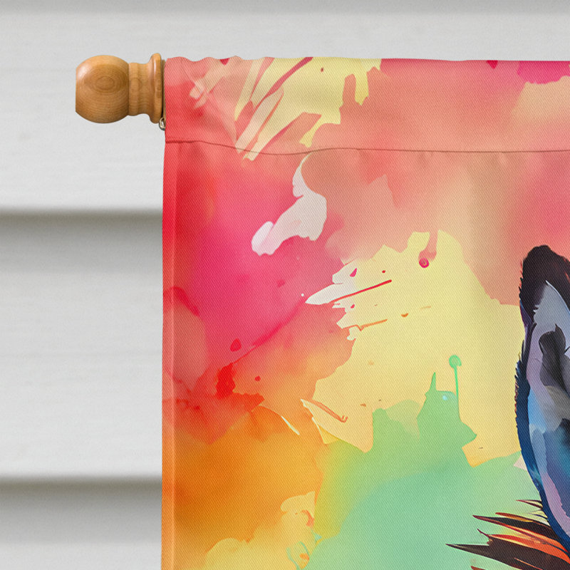 Drapeau de maison d'âne hippie