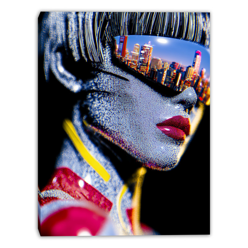 Art mural sur toile City Reflections, H 36 po x l 24 po x P 1,5 po
