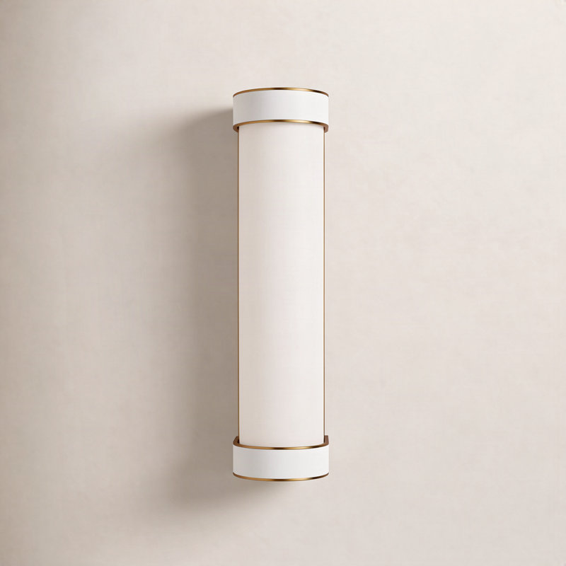 Monroe 1 - Light Vanity Light, Burnished Brass