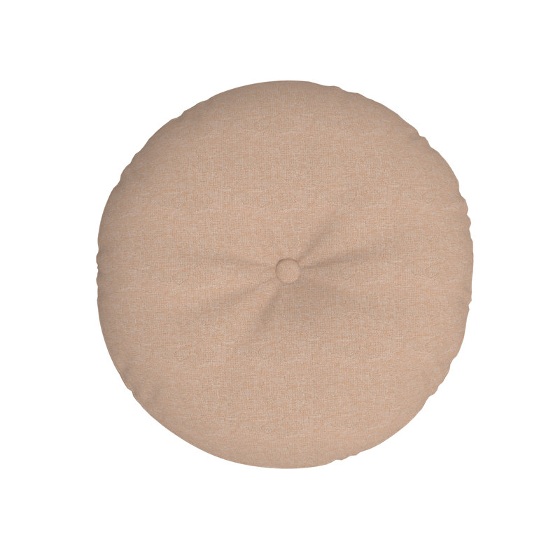 Eco-Fill Indoor / Outdoor Circular Throw Cushion, Beige, Round 50.8cm