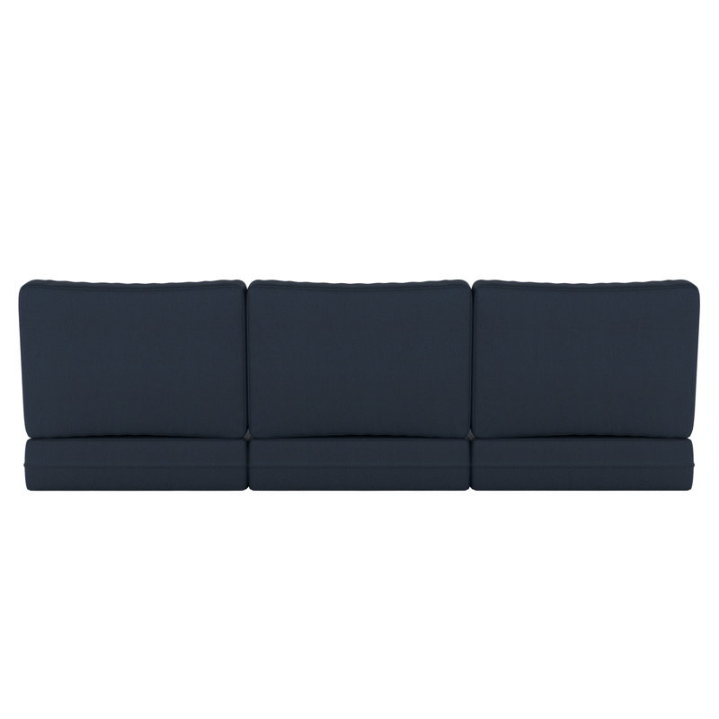 Sunbrella® Outdoor Sofa Seat / Back Cushion, Canvas Navy Sunbrella® Canvas