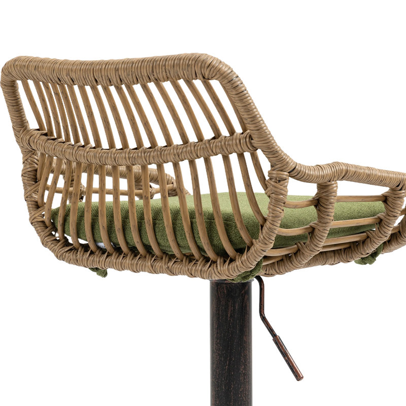 Tabouret d'extérieur 33,5 po, Olive