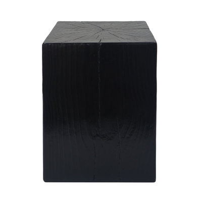 Wood-Look Square-Column MGO End Table