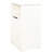 White Laundry Cabinet With Divided Compartments And Removable Liner, Keeps Room Clean During Time, 15.77 In Width, Depth, 30.41 Height, 34.09 Lb Liner For Simple Management, Fits Tight Spaces, Open