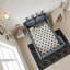Lit plateforme tapissier simple avec coussin en lapin et rails latéraux amovibles-1296529730