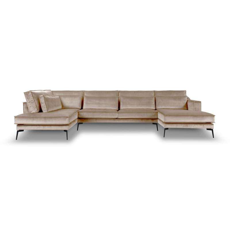 Avryn 6 Seater Large Sectional, Sand