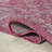 Delcine Bohemian Textured Weave Floral Fuchsia/Light Gray Indoor/Outdoor Rug-682400379