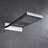 Pavia 22 Inch Chrome Wall Mount Waterfall Rain Shower System with Thermostatic LED Panel