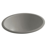 Caxton Ceramic Oval Undermount Bathroom Sink
