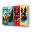  «Vertical Affiche In German Shepherd» par Momart, art mural en verre acrylique, 36 po x 24 po-966076265