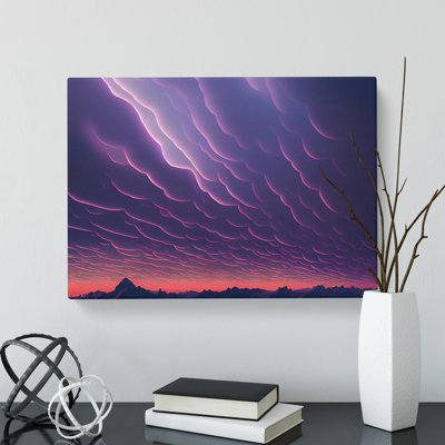 Alert Clouds - Wrapped Canvas