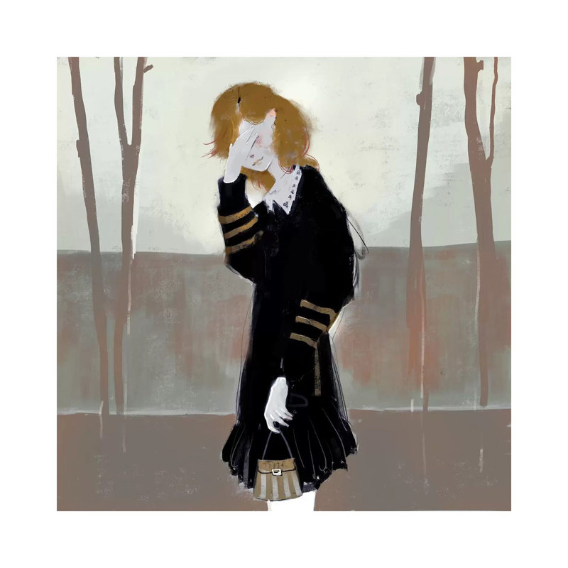 Freightful Mess by Anikó Salamon - Wrapped Canvas Gallery-Wrapped Canvas Giclée, 30.48cm H x 30.48cm W