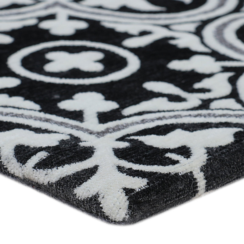 Boris Abstract Polyester Water Resistant Anti-Fatigue Kitchen Mat