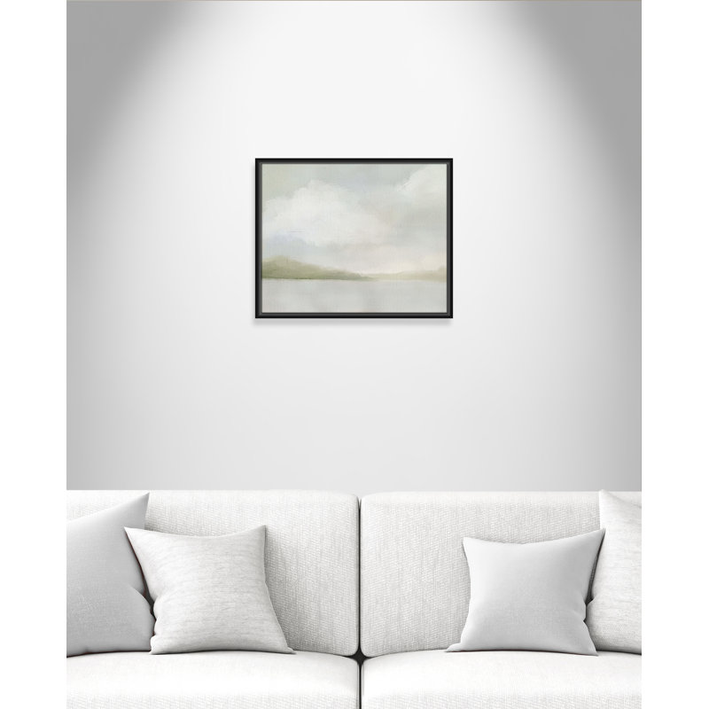 Queensland " A Tranquil Morning ", 17.5" H x 21.5" W, Black