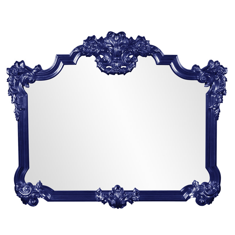 Miroir décoratif traditionnel, Bleu marine