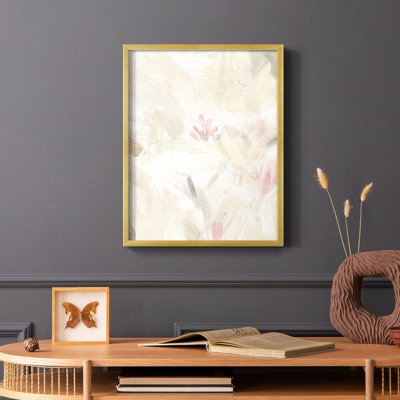 Soft Abstraction II Framed Print - Solid Wood