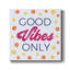 Daisy Good Vibes - Toile tendue avec châssis de qualité supérieure - prête à être accrochée
