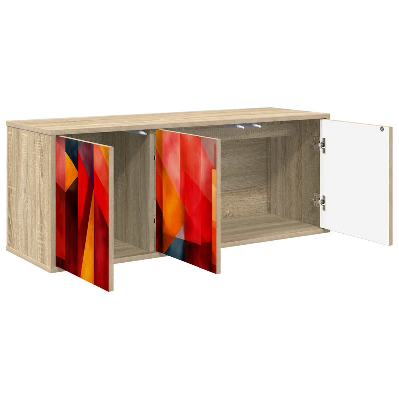 TV Stand for TVs up to 43", Sonoma Oak