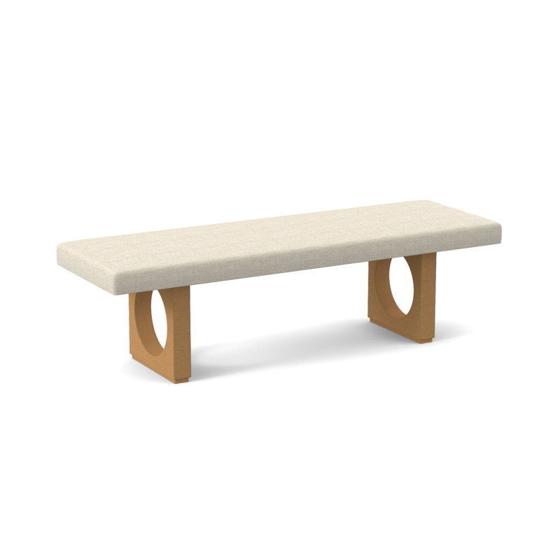 Void Upholstered Bench, Amber, Edworth Ocean