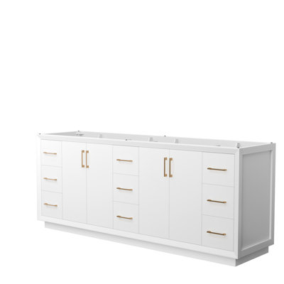 Strada 83.25'' Double Bathroom Vanity Base Only