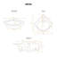 China 17.12'' L Bathroom Sink