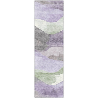 Premium Machine Washable Pinkston Waves Rug