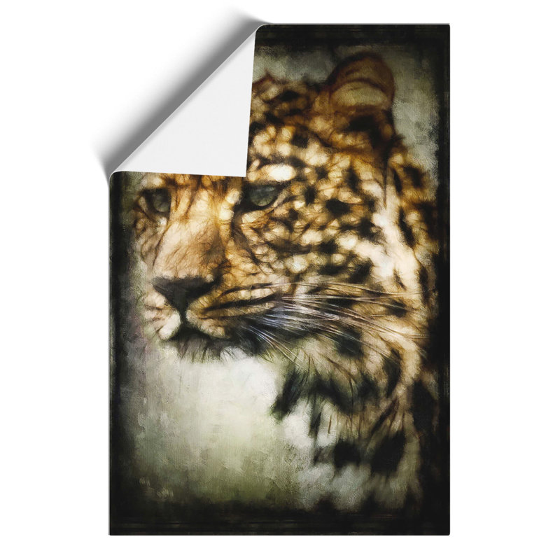Cheetah Painting - Frameless Print, 30cm H x 21cm W x 0.1cm D