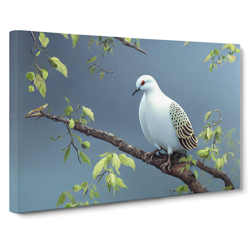 Luscious Dove Bird - Wrapped Canvas Print, 35cm H x 50cm W x 3cm D