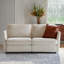 Talani Modern 2 Seater Slipcovered Corner Sofa with Hidden Storage-1529137938