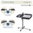 Rolling Adjustable Laptop Cart