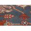 Tapis bleu bleu fait à la main Oushak 8 x 10
