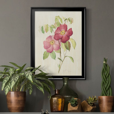 «Dusty Rose II», peinture sur toile encadrée